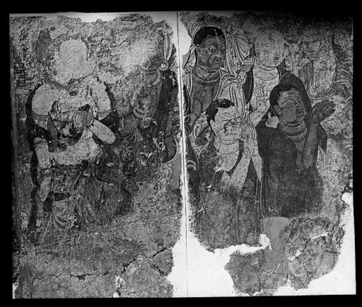 T 691: Mönche und Gottheiten als Adoranten, Fremdfoto Oldenburg TE unlesbat