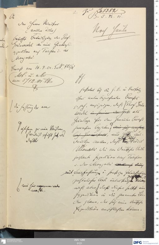 Acta I (Turfan) | (I/MV 1260 0121)