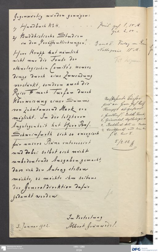 Acta I (Turfan) | (I/MV 1260 0124)