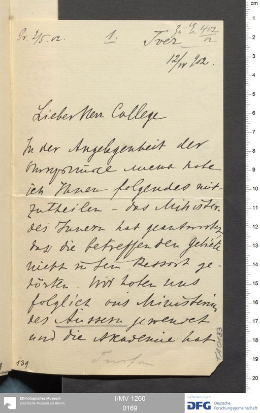 Acta I (Turfan) | (I/MV 1260 0169)