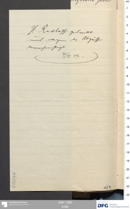 Acta I (Turfan) | (I/MV 1260 0182)