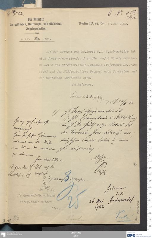 Acta I (Turfan) | (I/MV 1260 0217)