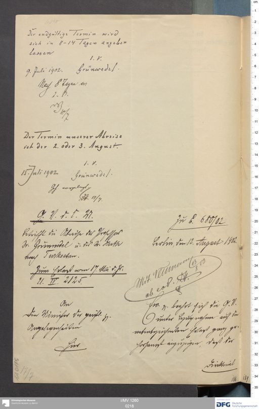 Acta I (Turfan) | (I/MV 1260 0218)