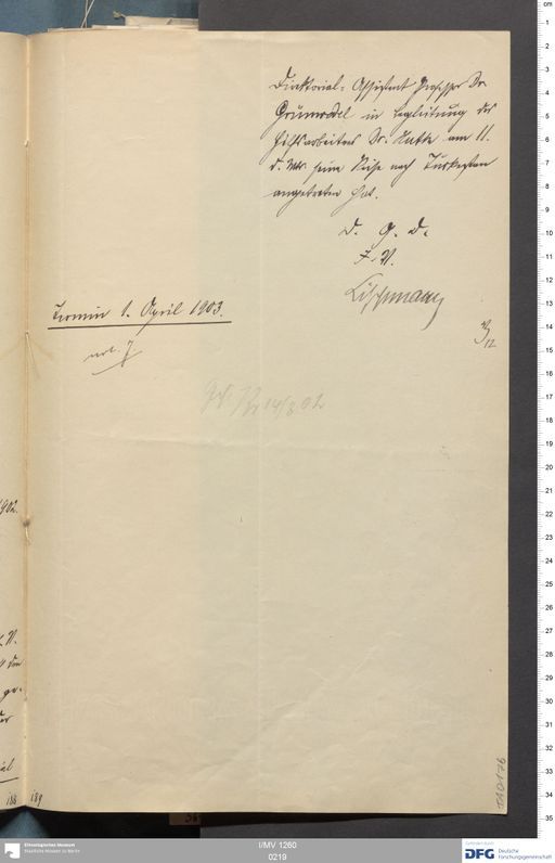 Acta I (Turfan) | (I/MV 1260 0219)