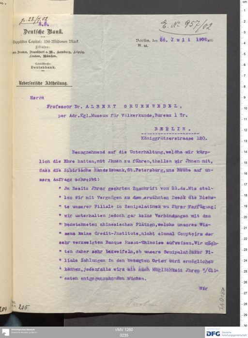 Acta I (Turfan) | (I/MV 1260 0235)