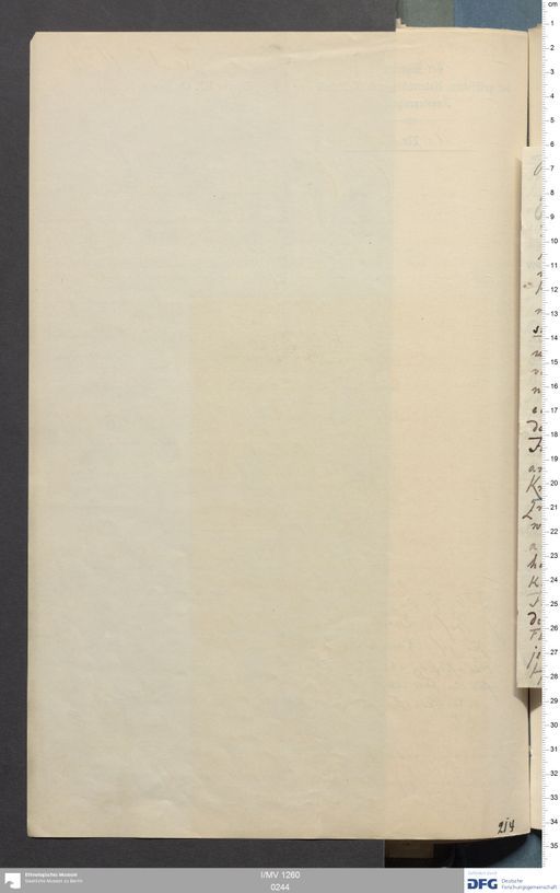 Acta I (Turfan) | (I/MV 1260 0244)