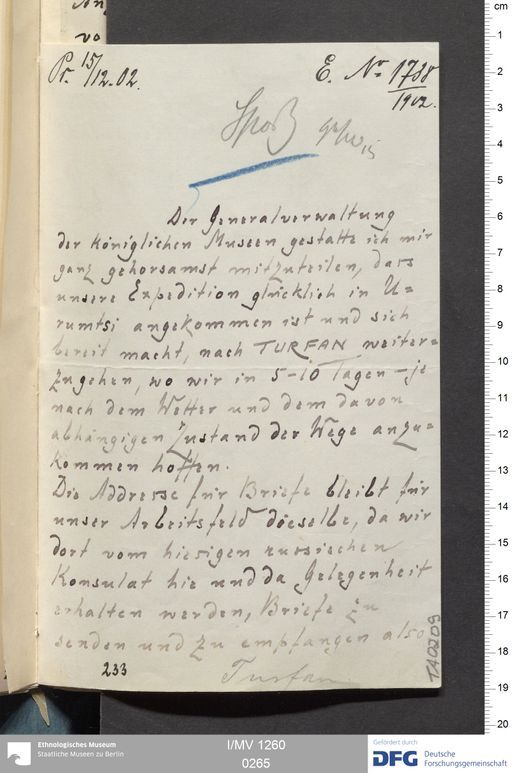 Acta I (Turfan) | (I/MV 1260 0265)