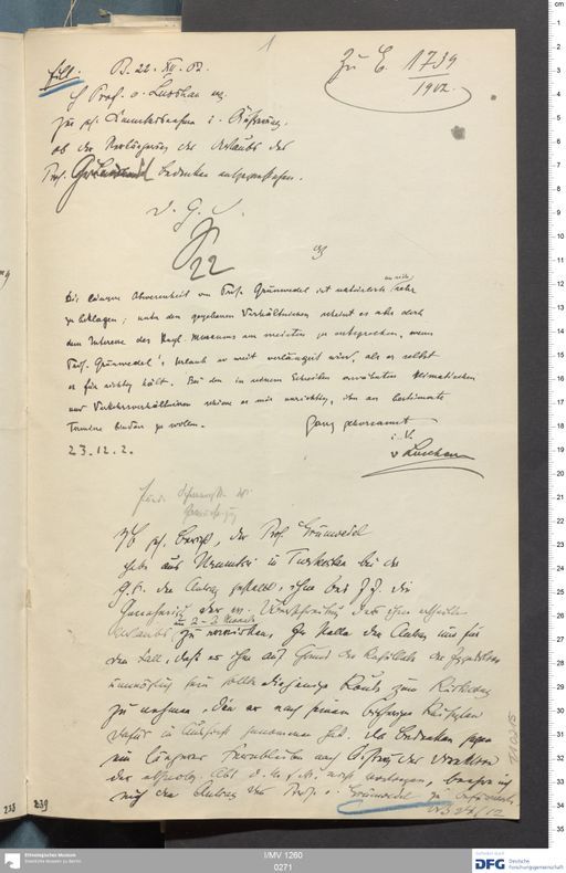 Acta I (Turfan) | (I/MV 1260 0271)