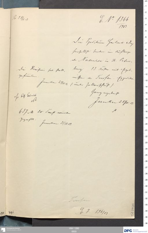 Acta I (Turfan) | (I/MV 1260 0533)