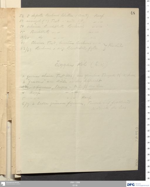 Acta X (Turfan) | (I/MV 1269 0118)