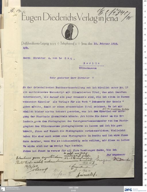 Acta X (Turfan) | (I/MV 1269 0143)