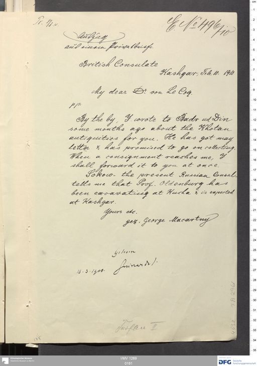 Acta X (Turfan) | (I/MV 1269 0181)