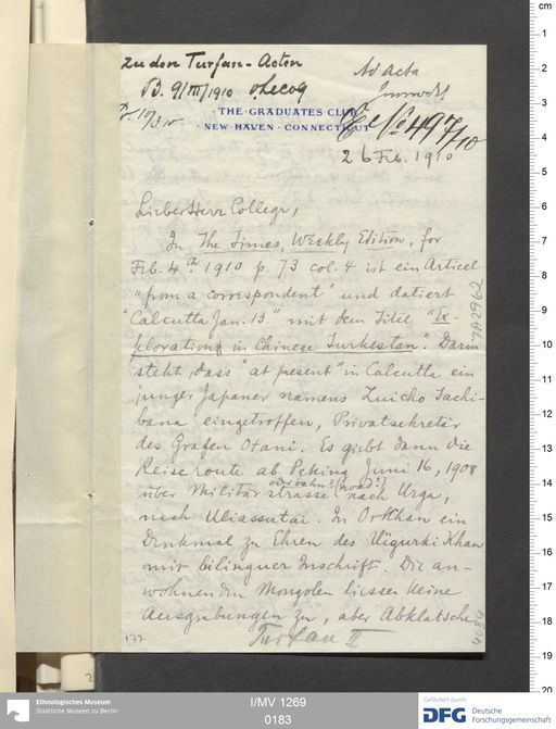 Acta X (Turfan) | (I/MV 1269 0183)