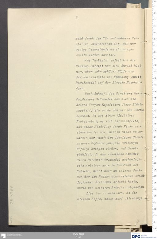 Acta X (Turfan) | (I/MV 1269 0188)