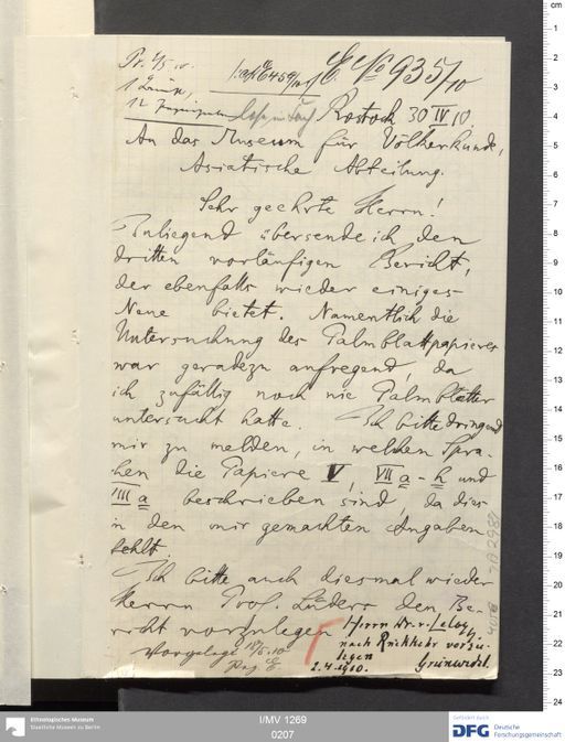 Acta X (Turfan) | (I/MV 1269 0207)