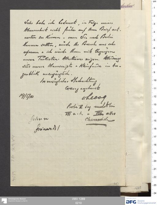 Acta X (Turfan) | (I/MV 1269 0210)