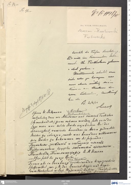 Acta X (Turfan) | (I/MV 1269 0275)