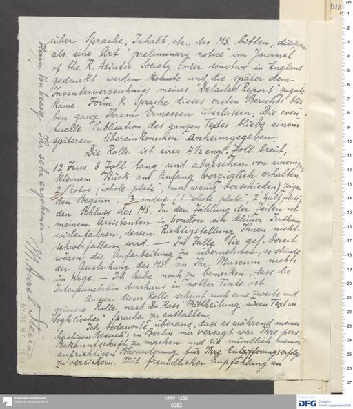 Acta X (Turfan) | (I/MV 1269 0282)