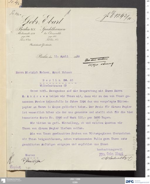 Acta X (Turfan) | (I/MV 1269 0289)