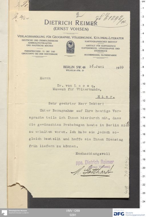 Acta X (Turfan) | (I/MV 1269 0291)