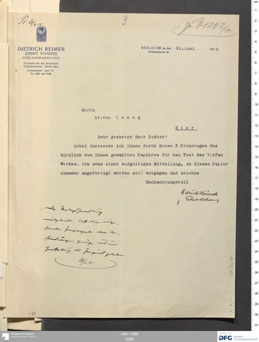 Acta X (Turfan) | (I/MV 1269 0293)