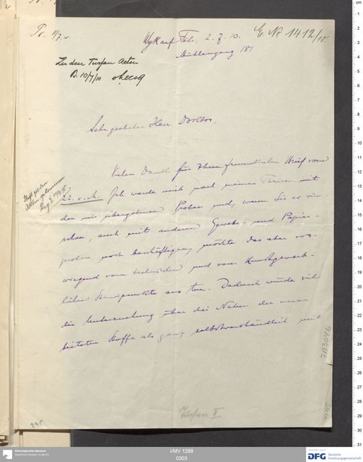 Acta X (Turfan) | (I/MV 1269 0303)