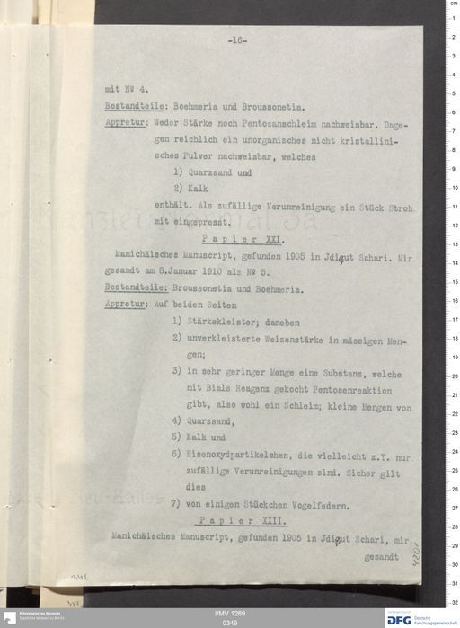 Acta X (Turfan) | (I/MV 1269 0349)