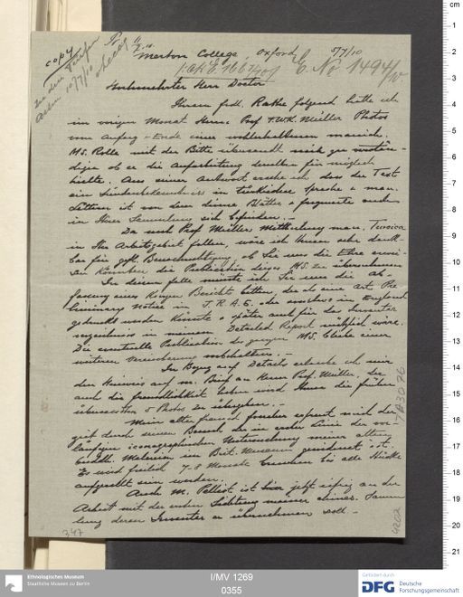 Acta X (Turfan) | (I/MV 1269 0355)