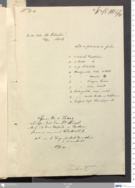 Acta X (Turfan) | (I/MV 1269 0365)