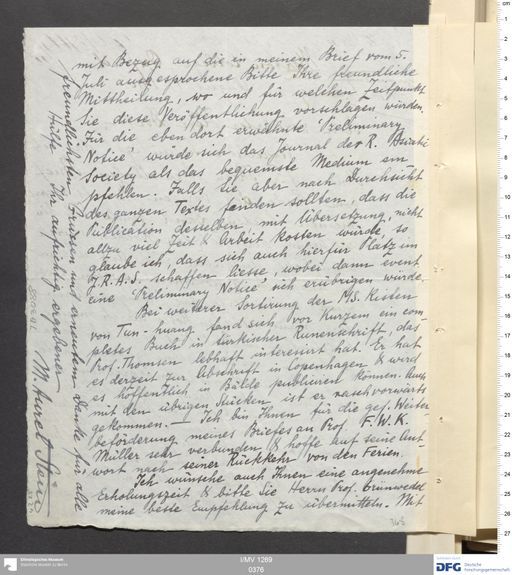 Acta X (Turfan) | (I/MV 1269 0376)