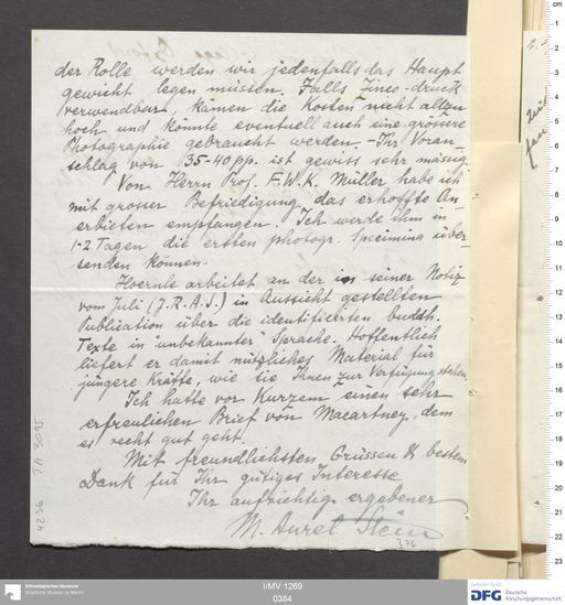 Acta X (Turfan) | (I/MV 1269 0384)