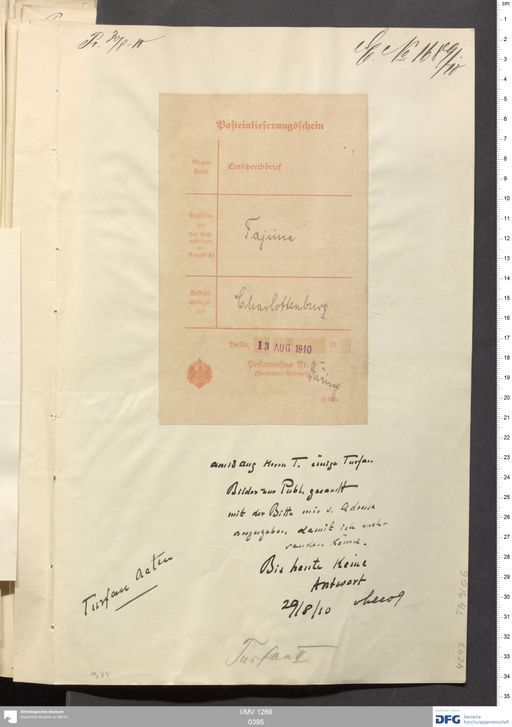 Acta X (Turfan) | (I/MV 1269 0395)