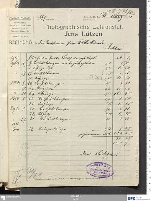 Acta X (Turfan) | (I/MV 1269 0423)