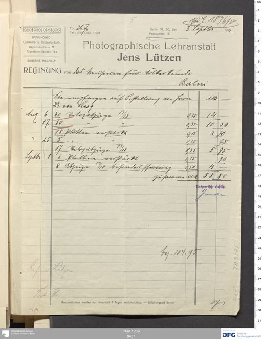 Acta X (Turfan) | (I/MV 1269 0427)