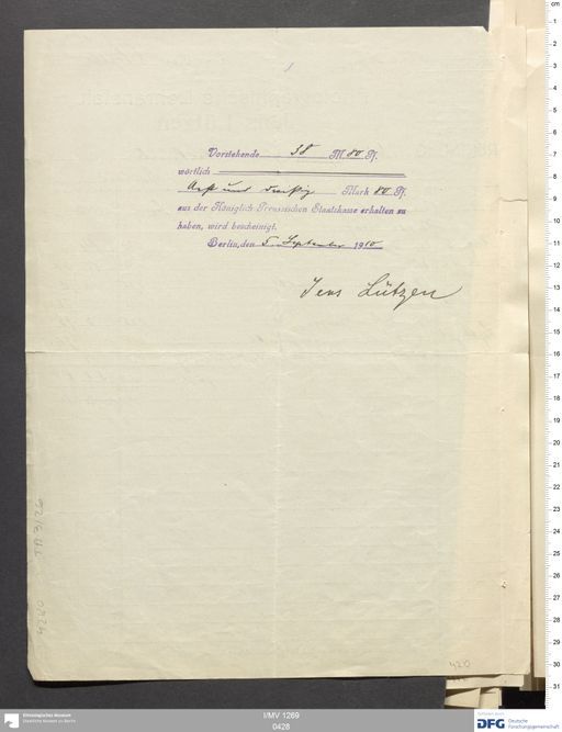 Acta X (Turfan) | (I/MV 1269 0428)