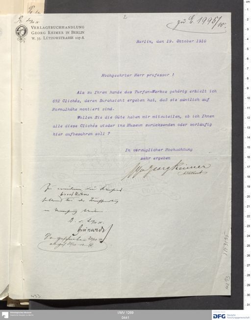 Acta X (Turfan) | (I/MV 1269 0441)