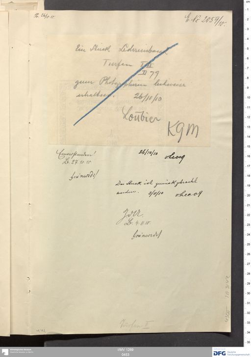 Acta X (Turfan) | (I/MV 1269 0453)