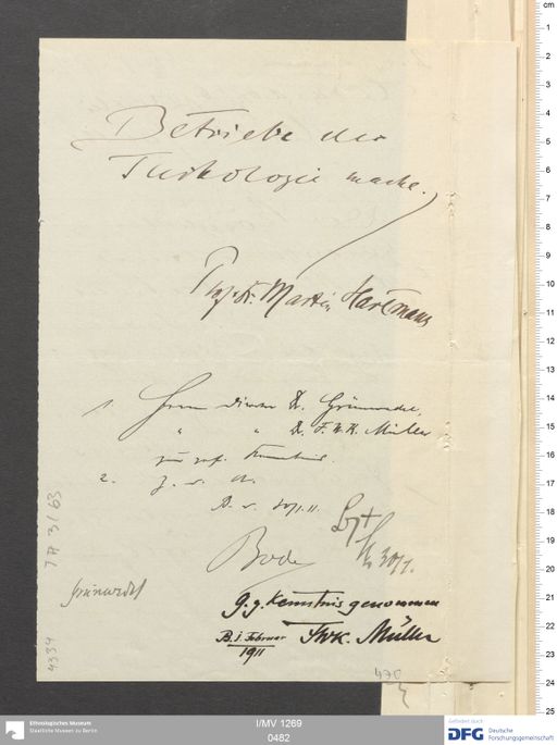 Acta X (Turfan) | (I/MV 1269 0482)