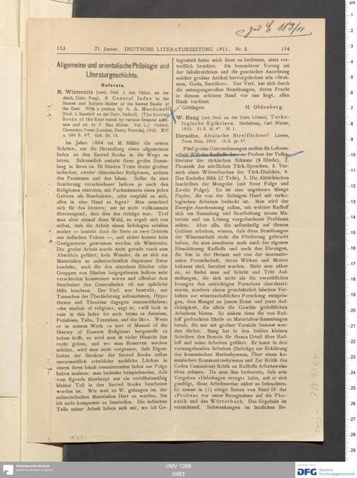 Acta X (Turfan) | (I/MV 1269 0483)