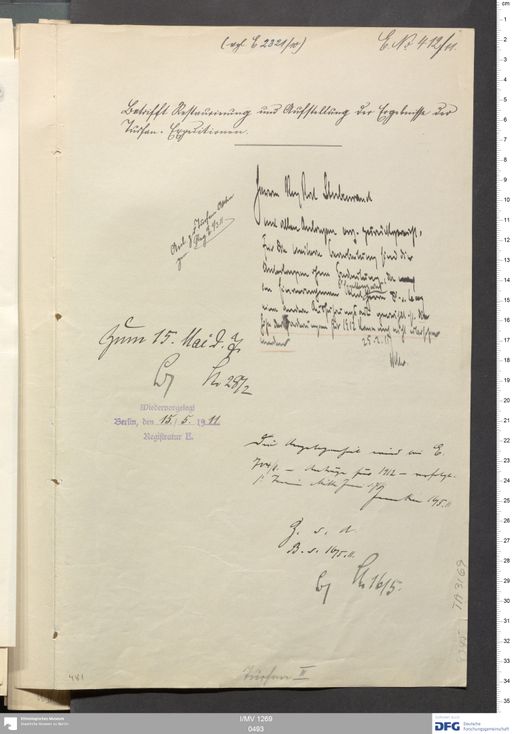 Acta X (Turfan) | (I/MV 1269 0493)