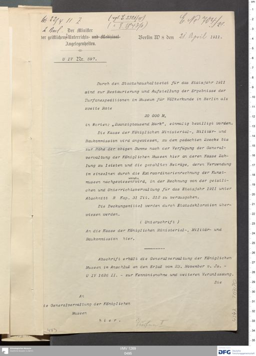 Acta X (Turfan) | (I/MV 1269 0495)