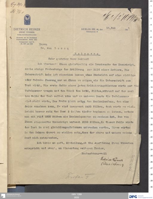 Acta X (Turfan) | (I/MV 1269 0533)