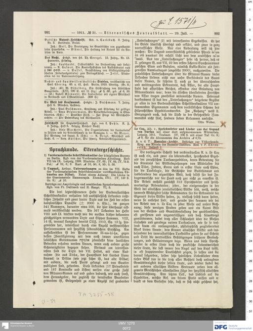 Acta XI (Turfan) | (I/MV 1270 0072)