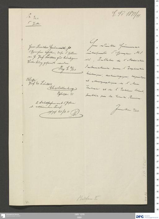 Acta XI (Turfan) | (I/MV 1270 0081)