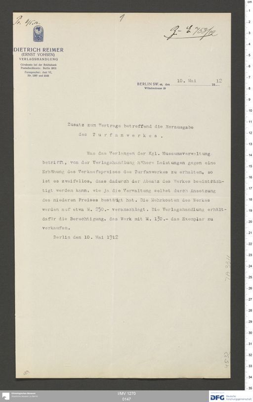 Acta XI (Turfan) | (I/MV 1270 0147)