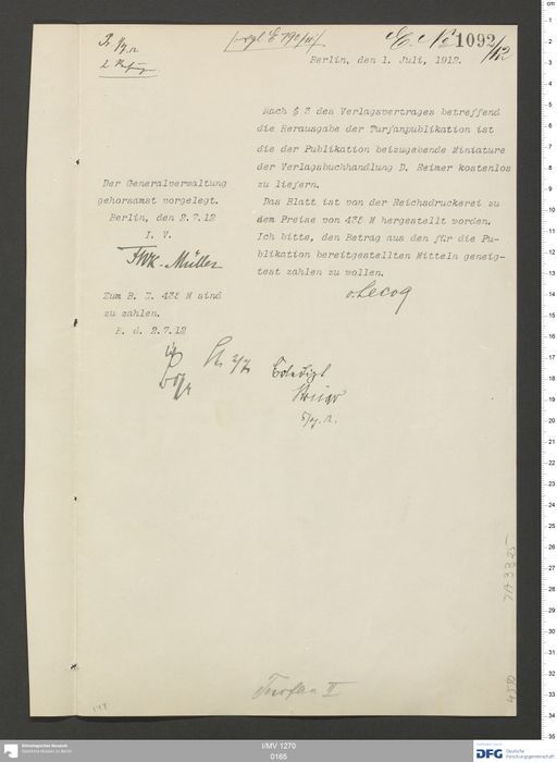 Acta XI (Turfan) | (I/MV 1270 0165)