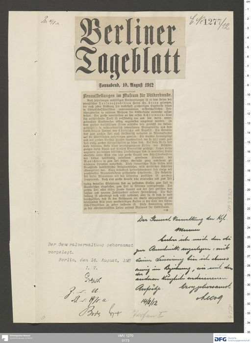 Acta XI (Turfan) | (I/MV 1270 0173)