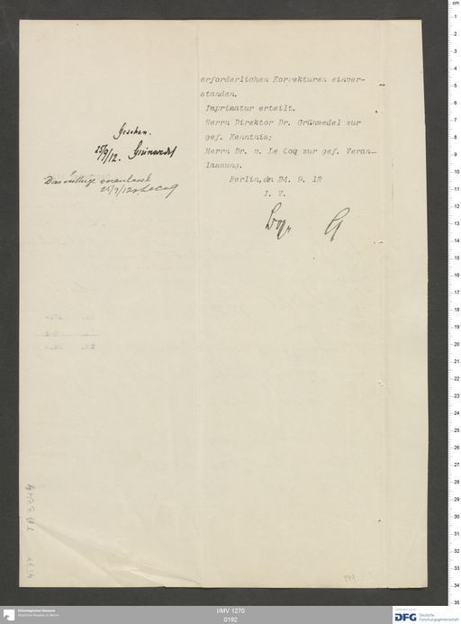 Acta XI (Turfan) | (I/MV 1270 0192)