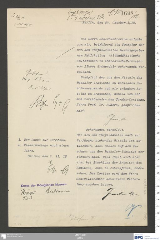 Acta XI (Turfan) | (I/MV 1270 0225)