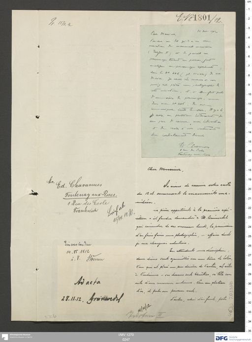 Acta XI (Turfan) | (I/MV 1270 0247)